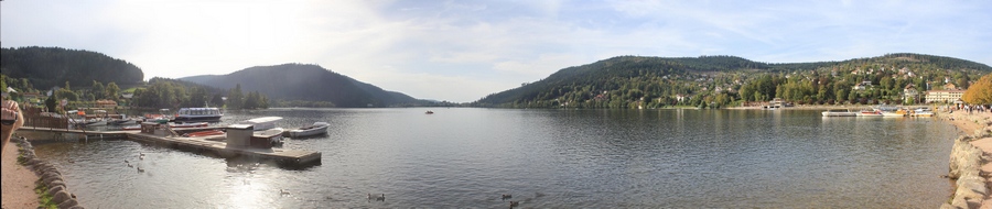 Panorama du lac de Grardmer